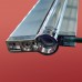 Шторки скляні на ванну KR SR BS01-80x140-TR-01 прозоре скло 6 мм, хром (KR5400)