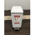 Відро для сміття з плавним закриванням прямокутне KR TC-010210-08 10 л колір білий (KR5598)