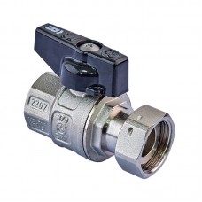 Кран кульовий RH R115-075B -3/4"х3/4" прямий Н/Г, ручка "метелик" чорна (RO0234) Кран кульовий RH R115-075B -3/4"х3/4" прямий Н/Г, ручка "метелик" чорна (RO0234)