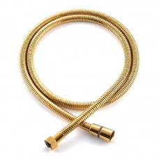 Шланг для душу KR KB-0801-150-10 (облітання неірж. 150 см) (Кольор золотий) (KR4806)