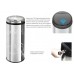 Відро для сміття сенсорне кругле Mix Premium Ellipse-TC0109 Chrome-Black 9 л (хром-чорне) (MI7083)