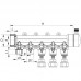 Колектор розподільний 5-way з фітингом (40x20) PPR Kr K0193.PRO (KP2558) Колектор розподільний 5-way з фітингом (40x20) PPR Kr K0193.PRO (KP2558)