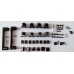 Двері в нішу Mix Premium DIVERSE SD01-160x185-TR Black прозоре скло 5 мм (MI6879)