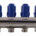 Колекторний блок з термостатичними клапанами Kr KR.1100-09 1"x9 ways (KR2635)