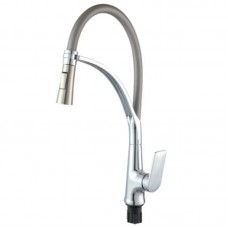 Смеситель для кухни PL Lucas-017 SET CHROME REFL.Grey с подводом (PM0715) Смеситель для кухни PL Lucas-017 SET CHROME REFL.Grey с подводом (PM0715)