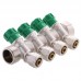 Колектор вентильний із фітингом Kr KR.1124-4 1"x4 ways (KR2834) Колектор вентильний із фітингом Kr KR.1124-4 1"x4 ways (KR2834)
