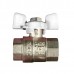 Кран кульовий Kr 1/2" ГГБ (KR.217.W) білий (KR0177)