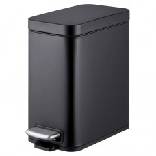 Мусорное ведро с плавным закрытием прямоугольное Mix Premium Quadro-TC0105 Black 5 л цвет черный (MI7061) Мусорное ведро с плавным закрытием прямоугольное Mix Premium Quadro-TC0105 Black 5 л цвет черный (MI7061)