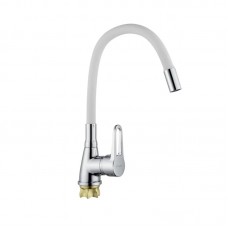 Змішувач для кухні із силіконовим виливом Champion Sop 014-045 (Nut) Refl.White (MI6362)