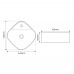Раковина накладная MIXXUS PREMIUM WAVE-0201 MARBLE 430х430х150mm с отверстием под смеситель (MP6536) Раковина накладная MIXXUS PREMIUM WAVE-0201 MARBLE 430х430х150mm с отверстием под смеситель (MP6536)