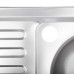 Кухонная мойка накладная ZerZ8050R-04-160E (Satin) (ZX1615) Кухонная мойка накладная ZerZ8050R-04-160E (Satin) (ZX1615)