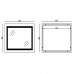 Дзеркало Mix WARM MR02-80x80 з Led Touch, Anti-fog, димером, регулятором яскравості, годинником (MI6934) Дзеркало Mix WARM MR02-80x80 з Led Touch, Anti-fog, димером, регулятором яскравості, годинником (MI6934)