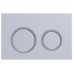 Панель змиву KR KT-0605-03 220x140x12mm пластикова, кнопка кругла (KR5316) Панель змиву KR KT-0605-03 220x140x12mm пластикова, кнопка кругла (KR5316)