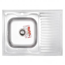 Мийка кухонна Zer Z8060L-08-180MD (micro decor) (ZS0605)