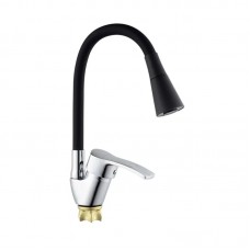 Смеситель для кухни с силиконовым изливом Champion YUB 011-279 (Nut) Refl.Black (MI6424) Смеситель для кухни с силиконовым изливом Champion YUB 011-279 (Nut) Refl.Black (MI6424)
