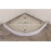 Душова кабіна з низьким піддоном Mix PLAIN SCT02-90x90x195-FB SATIN матове скло 4 мм (MI6896)