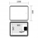 Зеркало Mix Premium OLIVARY MR19-100x80-Reverse с Led Touch, Anti-fog, димером (3-6,5kK) (MP6629)