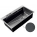Мийка Mix Premium MH7545-SET-05 MICRO DECOR NANO-BLACK (3.0/0.8) комплект (графіт) (MX9633)