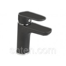 Змішувач для умивальника Santan KEVON CHIC 81NC8123 Black з донним клапаном