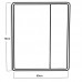 Зеркальный шкафчик Mix Premium Olivary CM01-60x70x13 с LED Touch, димером, регулятором яркости (MI8294)