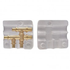 Тройник в ед. площ. Kr KA.TU-20-16-20 - 20(2.8mm)x16(2.2mm)x20(2.8mm) (теплоиз.кожух) (KR5869)