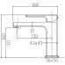 Смеситель для умывальника Kr KB-10039-01 (Цвет хром) (KR5994) Смеситель для умывальника Kr KB-10039-01 (Цвет хром) (KR5994)