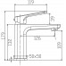 Смеситель для умывальника Kr KB-10031-12 (Цвет матового золота) (KR5973)