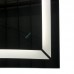 Дзеркало Zer KUBIX MR04-80x60-REVERSE із LED Touch, Anti-fog, димером, рег. яскравості (ZX6054)
