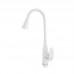 Змішувач для кухні PLAMIX CEZAR-011-B SET WHITE REFL.WHITE із силіконовим виливом (з підведенням) (Колір білий+силіконовий вилив Змішувач для кухні PLAMIX CEZAR-011-B SET WHITE REFL.WHITE із силіконовим виливом (з підведенням) (Колір білий+силіконовий вилив