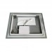Дзеркало Zer KUBIX MR03-80x60-REVERSE із LED Touch, Anti-fog, димером, рег. яскравості (ZX6053)