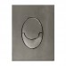 Панель змиву Kr KT-0606-07 157x198x3mm пластикова, закруглена кнопка (колір графіт) (KR5712)