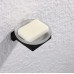 Мильниця настінна Kr AS-0102-05 (скло) (колір чорний) (KR6158)