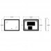 Дзеркало Zer MIRRA MR05-80x60-REVERSE із LED Touch, Anti-fog, димером, рег. яскравості (ZX6056) Дзеркало Zer MIRRA MR05-80x60-REVERSE із LED Touch, Anti-fog, димером, рег. яскравості (ZX6056)