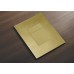 Панель змиву Kr KT-0607-12 157x198x3mm пластикова, квадратна кнопка (колір матове золото) (KR5715)