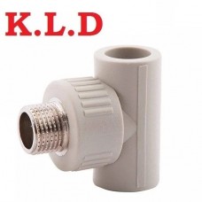 Полипропиленовый PPR тройник 20 мм х 1/2″ РН K.L.D.